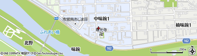 愛知県名古屋市北区中味鋺1丁目802周辺の地図