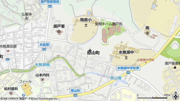 〒489-0889 愛知県瀬戸市原山町の地図