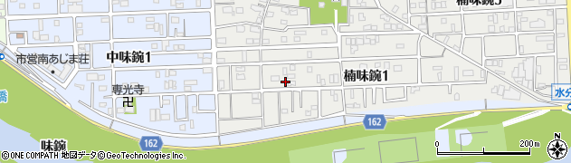愛知県名古屋市北区楠味鋺1丁目740周辺の地図