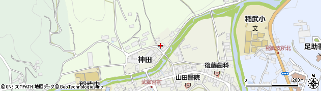 愛知県豊田市武節町（カマ井）周辺の地図