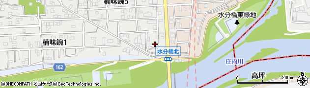 愛知県名古屋市北区楠味鋺5丁目2624周辺の地図