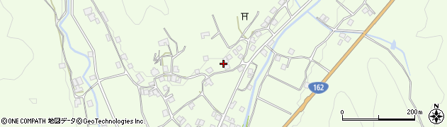 京都府京都市右京区京北上弓削町（大前）周辺の地図