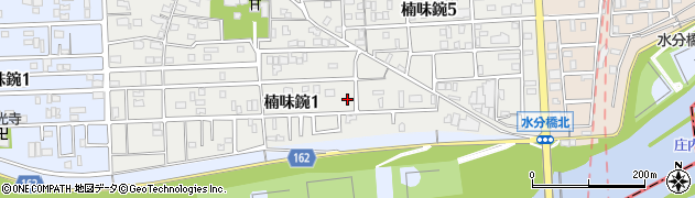 愛知県名古屋市北区楠味鋺1丁目1214周辺の地図