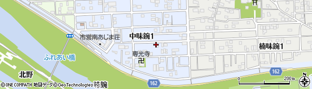 愛知県名古屋市北区中味鋺1丁目809周辺の地図