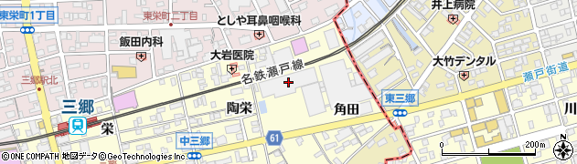 愛知県尾張旭市三郷町陶栄51周辺の地図