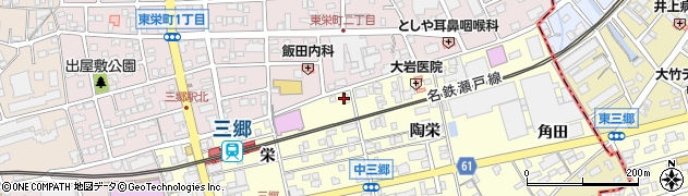 三郷　英語道場周辺の地図