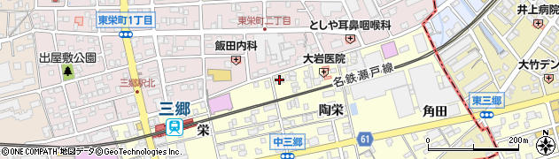 愛知県尾張旭市三郷町陶栄94周辺の地図
