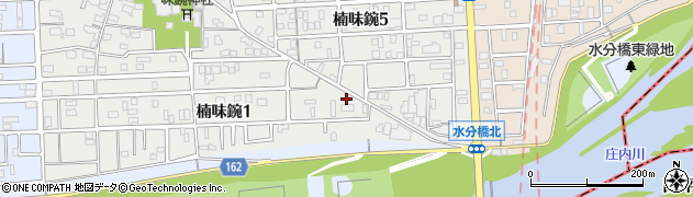 愛知県名古屋市北区楠味鋺1丁目1517周辺の地図