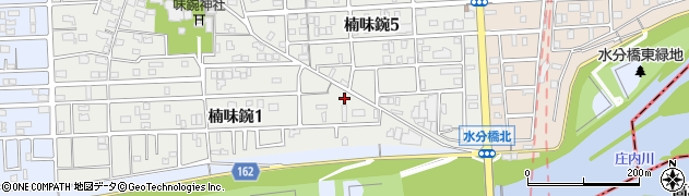 愛知県名古屋市北区楠味鋺1丁目1513周辺の地図