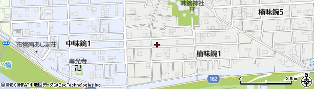 愛知県名古屋市北区楠味鋺1丁目629周辺の地図