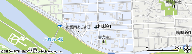 愛知県名古屋市北区中味鋺1丁目324周辺の地図