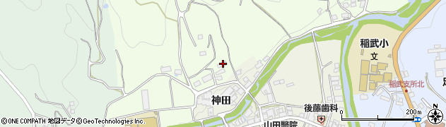 愛知県豊田市桑原町上神田205周辺の地図