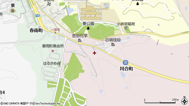 〒489-0894 愛知県瀬戸市川合町の地図