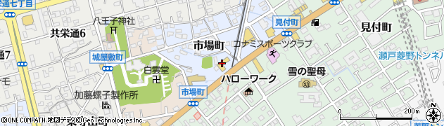マツダアンフィニ瀬戸本店周辺の地図