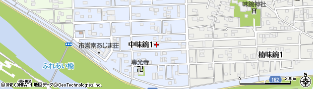 愛知県名古屋市北区中味鋺1丁目710周辺の地図