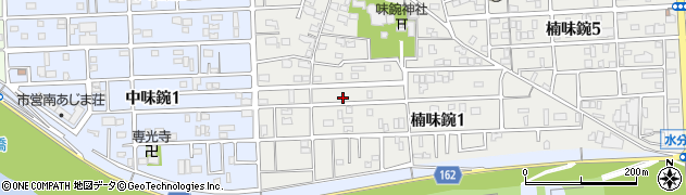 愛知県名古屋市北区楠味鋺1丁目625周辺の地図