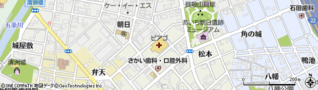 １００円ショップセリア　ピアゴ清洲店周辺の地図