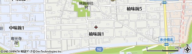 愛知県名古屋市北区楠味鋺1丁目1335周辺の地図