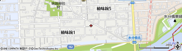 愛知県名古屋市北区楠味鋺1丁目1407周辺の地図