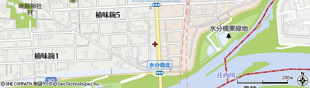 愛知県名古屋市北区楠味鋺5丁目2509周辺の地図