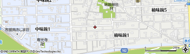 愛知県名古屋市北区楠味鋺1丁目606周辺の地図