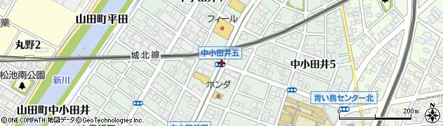中小田井５周辺の地図