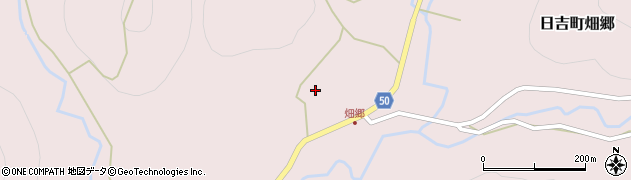 京都府南丹市日吉町畑郷（八坂）周辺の地図