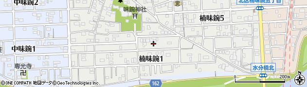 愛知県名古屋市北区楠味鋺1丁目1332周辺の地図
