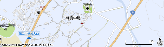 島根県大田市久手町刺鹿中尾1378周辺の地図