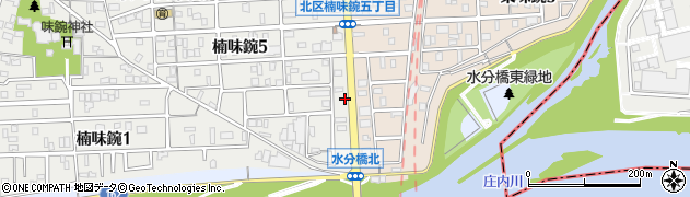愛知県名古屋市北区楠味鋺5丁目2519周辺の地図