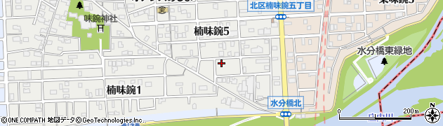 愛知県名古屋市北区楠味鋺5丁目403周辺の地図