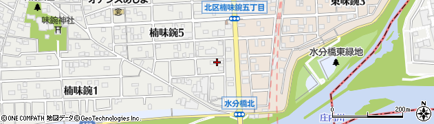 愛知県名古屋市北区楠味鋺5丁目510周辺の地図