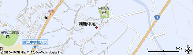 島根県大田市久手町刺鹿中尾周辺の地図