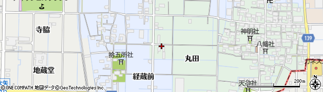 愛知県稲沢市中之庄町丸田49周辺の地図
