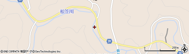 島根県雲南市掛合町松笠751周辺の地図