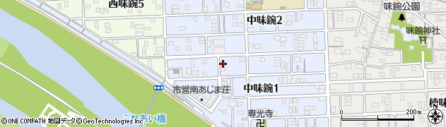 愛知県名古屋市北区中味鋺1丁目402周辺の地図