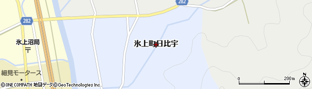 兵庫県丹波市氷上町日比宇周辺の地図