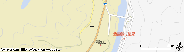 島根県雲南市吉田町川手173周辺の地図