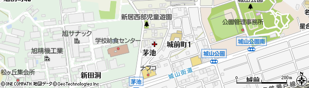 愛知県尾張旭市平子町中通9周辺の地図