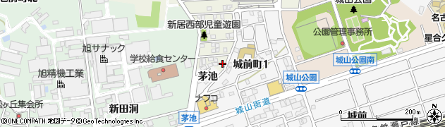 愛知県尾張旭市平子町中通19周辺の地図