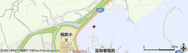 愛知県豊田市稲武町下タヒラ周辺の地図