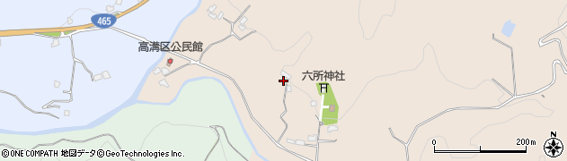 千葉県富津市高溝89周辺の地図