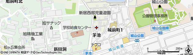 愛知県尾張旭市平子町中通8周辺の地図