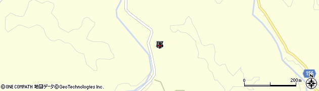 島根県奥出雲町（仁多郡）郡周辺の地図