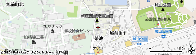 愛知県尾張旭市平子町中通44周辺の地図