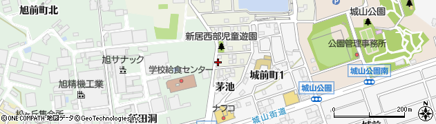 愛知県尾張旭市平子町中通45周辺の地図