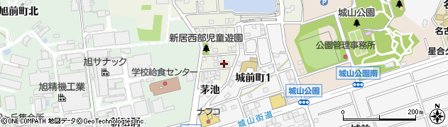 愛知県尾張旭市平子町中通38周辺の地図