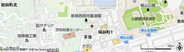 愛知県尾張旭市平子町中通40周辺の地図