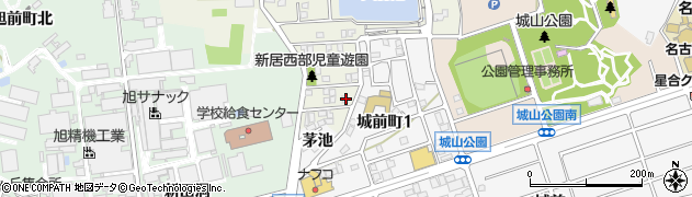 愛知県尾張旭市平子町中通35周辺の地図