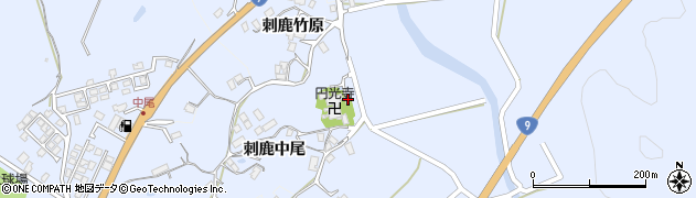 島根県大田市久手町刺鹿中尾1368周辺の地図